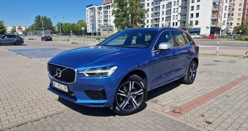 Volvo XC 60 cena 136000 przebieg: 99000, rok produkcji 2019 z Warszawa małe 301